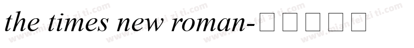 the times new roman字体转换